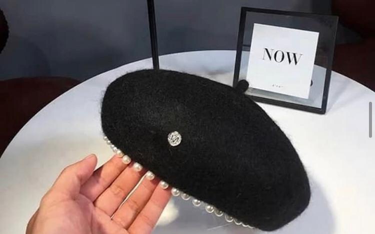 WOOL PEARL BERET