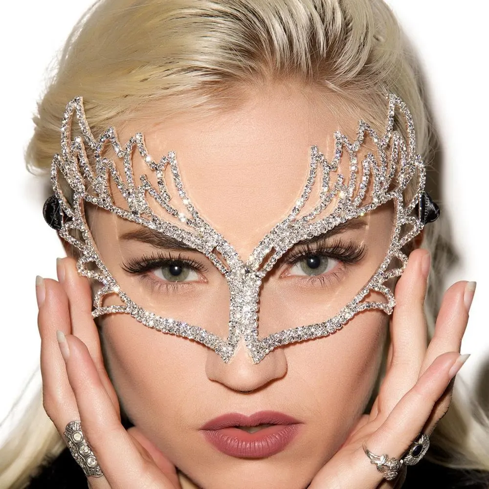 RHINESTONE MASK 