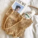WOVEN BEACH BAG