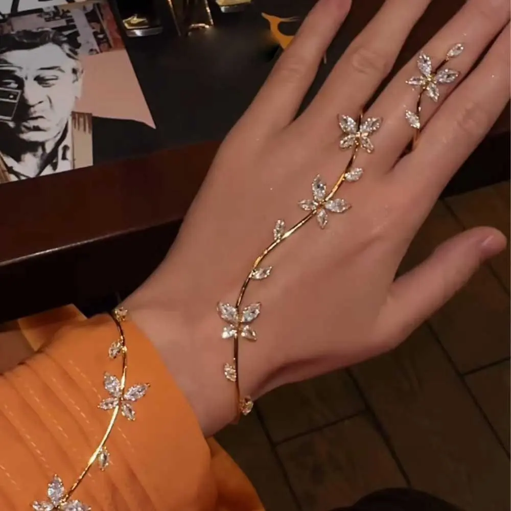 FLOWER RING BRACELET 