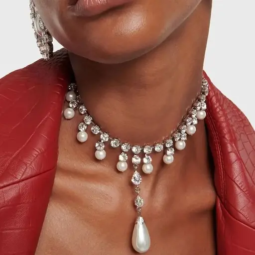 STONE PEARL NECKLACE 