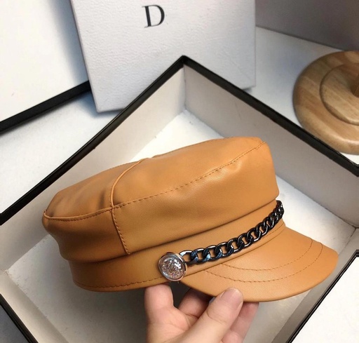 MILITARY LEATHER CAP