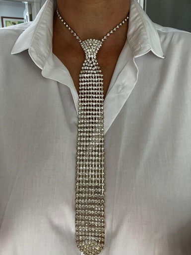 RHINESTONE TIE