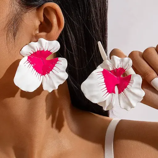 ORCHID EARRINGS 