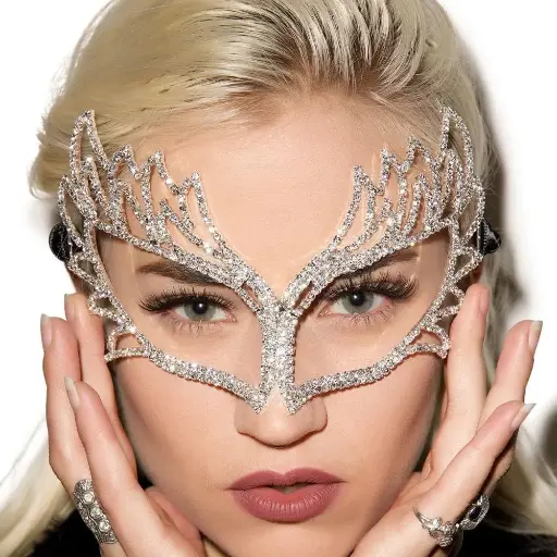 RHINESTONE MASK 